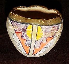 Old native American pottery vase