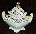 Vintage hand painted porcelain incense burner