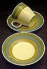 Kasuga Riviera rainbow, cup / saucer or dessert bowl