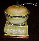 Coffee grinder cookie jar