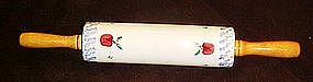 Crock Shop apple pattern ceramic rolling pin