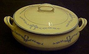 WS George covered round vegetable bowl,  laurel garland