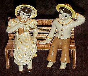 Ceramic Arts Studio Jack and Jill shelf sitters