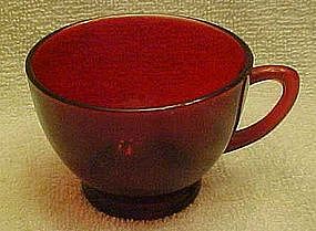 Fire King Royal Ruby  punch cup