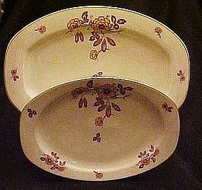 TK Thuny Czechoslovakia, Imari flower  platter