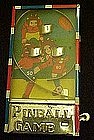 Vintage tin litho mini  pinball machine, football