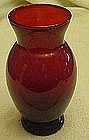 Anchor Hocking Royal Ruby Coolidge vase