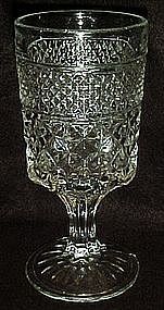 Anchor Hocking Wexford tall 6 5/8" goblet