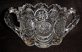 The States pattern open sugar bowl by US Glass, 1905