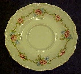 Edelstein Bavaria replacement saucer, pink roses