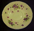 Royal Minster violets, bone china replacement saucer