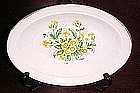 Vintage Buttercups pattern oval vegetable bowl