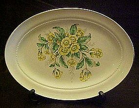 Vintage buttercups pattern  11 3/8" oval platter