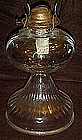 Vintage  glass kerosene oil lamp