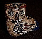 Vintage handmade owl figurine Netzi Mexico