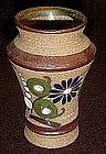 Souvenir  hand painted pottery vase, Mazatlan Mexico