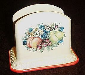 Sweet country Harvest napkin holder, Avon