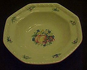 Sweet Country Harvest rimmed soup bowl , Avon