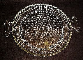 Jeanette, round glass tray, National pattern