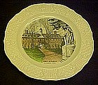 Historical Williamsburg Wren Building, collector plate