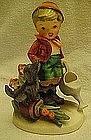 Arnart figurine, little gardner boy and puppy