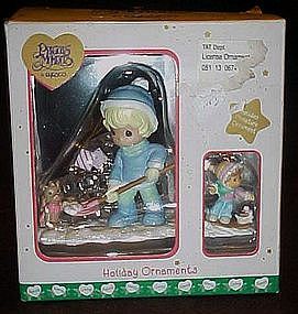 Enesco Precious Moments holiday ornaments in box