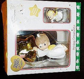 Enesco Precious Moments boxed Holiday ornament set