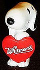 Snoopy Whitmans candy pvc figurine