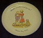 Holly Hobbie 1973 Mothers Day plate