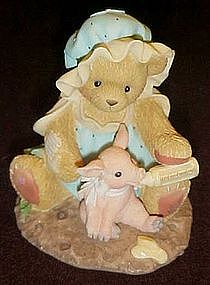 Enesco Cherished Teddies, Marsha and Pinky,  Hogs and..