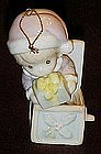 Precious Moments jack in the box porcelain ornament