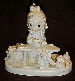 Enesco Precious Moments figurine, "Press On"  E9265