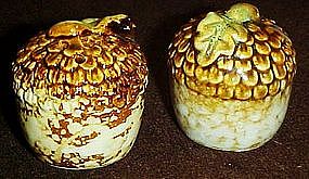 Fall harvest, stoneware acorn salt and pepper shakers