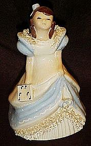 Vintage  California Caroline  girl lady figurine, Yona