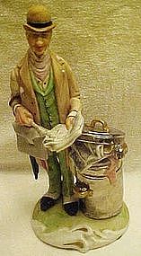 Welsh porcelain figurine, English hobo gentleman