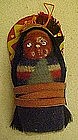 Vintage Skookum papoose on cradleboard, mailer