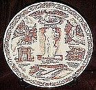 Vernon Kilns, souvenir plate of Yellowstone Park