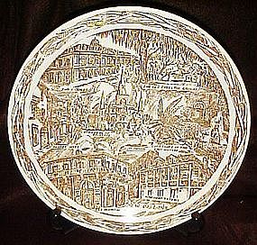 Vernon Kilns New Orleans souvenir plate, Haussman ,,,,,