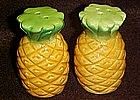 Pineapple figural salt and pepper shakers