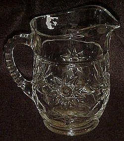 Early American Star of David juice pitcher