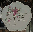 Mother and Dad Anniversary plate