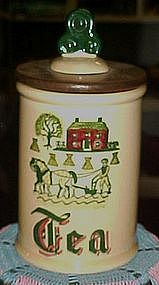 Metlox Provincial Homestead tea canister