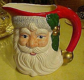 Ceramic Santa Claus pitcher