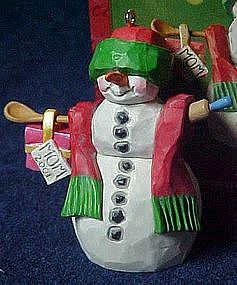 Hallmark keepsake ornament,Snow Mom, snowman