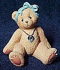Cherished Teddies March, birthstone bear 1996