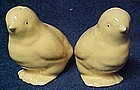 Big yellow chicks salt and pepper shakers