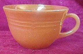 Fireking peach lustre  single cup, three bands pattern