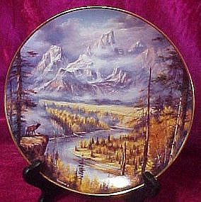 Frosty Morning. by Rudi Reichardt, collector plate