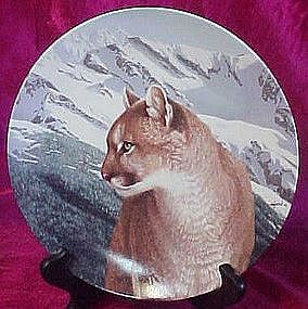 Mountain Magic, collector plate, Wild Spirits series