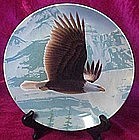 The Bald Eagle plate, by Daniel Smith, Knowles china